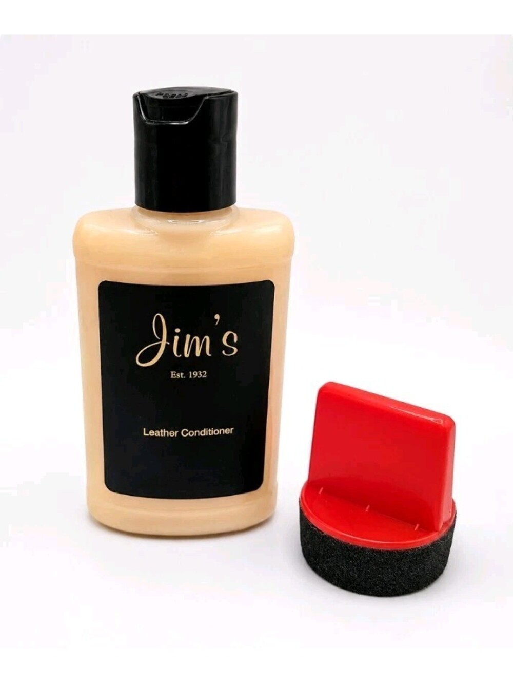 Jim's Leather Conditioner 120ml New With Applicator Sponge
